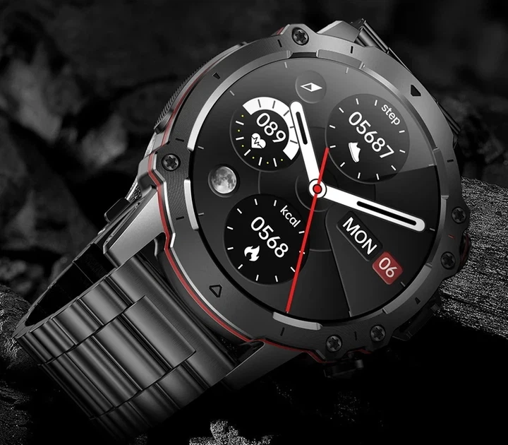 Розумний годинник Smart Forest Pro Black OLED 47х13 мм чорний сталь 60 г - зображення 7