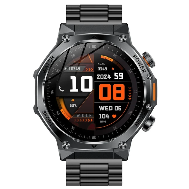 Розумний годинник Smart Surf X Pro OLED 52,5x13,5 мм Сталь Чорний - зображення 3