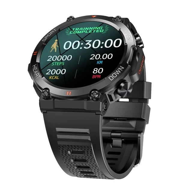Умные часы Smart Storm Black 60 г поликарбонат черный сенсорный дисплей 3 атм - изображение 6
