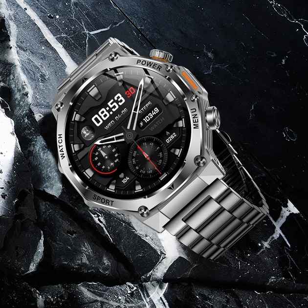 Розумний годинник Smart Surf X Pro OLED 390x390 Сталь 52,5x13,5 мм Срібний - Фото 4 Розумний годинник Smart Surf X Pro OLED 390x390 Сталь 52,5x13,5 мм Срібний - зображення 4