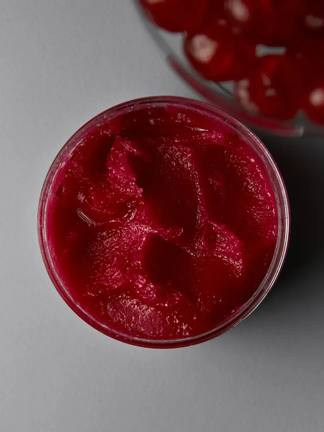 Парфумований скраб-конфітюр з маслом вишневих кісточок Dott Smoky Cherry 450 г - Фото 2 Парфумований скраб-конфітюр з маслом вишневих кісточок Dott Smoky Cherry 450 г - зображення 2
