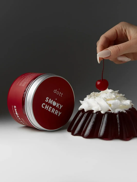 Парфумований скраб-конфітюр з маслом вишневих кісточок Dott Smoky Cherry 450 г - Фото 3 Парфумований скраб-конфітюр з маслом вишневих кісточок Dott Smoky Cherry 450 г - зображення 3