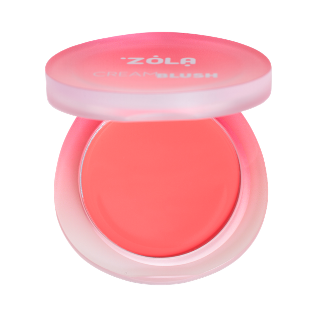Кремовые румяна ZOLA Cream Blush - Coral Pop (2.4 g) - Фото 1 Кремовые румяна ZOLA Cream Blush - Coral Pop (2.4 g) - изображение 1