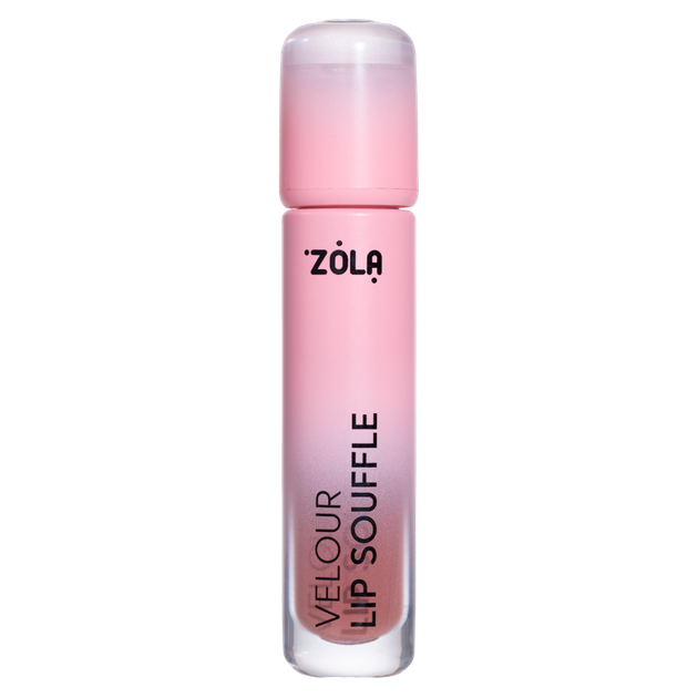 Оксамитова матова помада ZOLA Velour Lip Souffle - 04 Nude Haze (4.2 ml) - Фото 2 Оксамитова матова помада ZOLA Velour Lip Souffle - 04 Nude Haze (4.2 ml) - зображення 2
