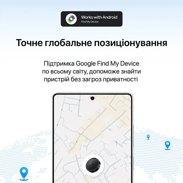 Смарт трекер побутовий HOCO E96A Premium Black – пошуковий брелок для Android - зображення 4