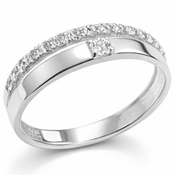 Кольцо серебряное дорожка с фианитами Silver Style 17 р. (10441.12 sku:2300103043637) - Фото 1 Кольцо серебряное дорожка с фианитами Silver Style 17 р. (10441.12 sku:2300103043637) - изображение 1