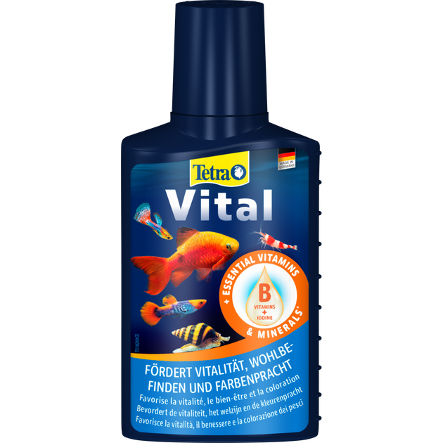 Кондиционер для аквариумной воды Tetra Vital витаминизированный 100 мл (MLZ9897) - Фото 1 Кондиционер для аквариумной воды Tetra Vital витаминизированный 100 мл (MLZ9897) - изображение 1