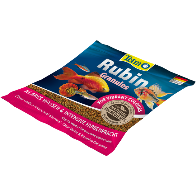 Сухой корм для аквариумных рыбок Tetra Rubin Granules гранулы для яркости окраски 15 г (MLZ6939) - изображение 3