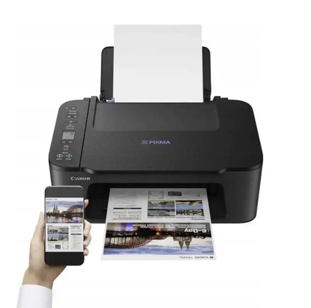 БФП Canon PIXMA TS3750i 3 в 1 з Wi-Fi та USB, кольоровий струменевий пристрій для друку, копіювання і сканування документів та фото - зображення 7