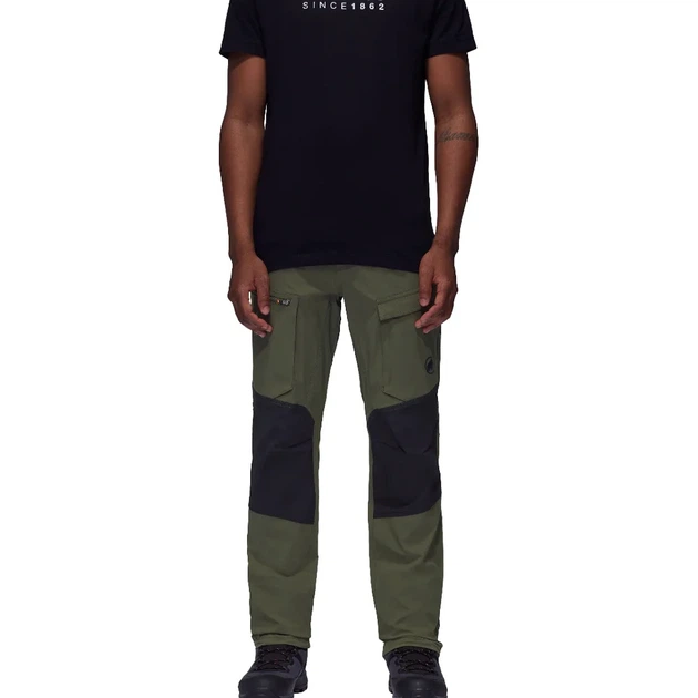 Брюки Mammut Zinal Hybrid Pants M 54 short Dark Marsh-Black - изображение 2