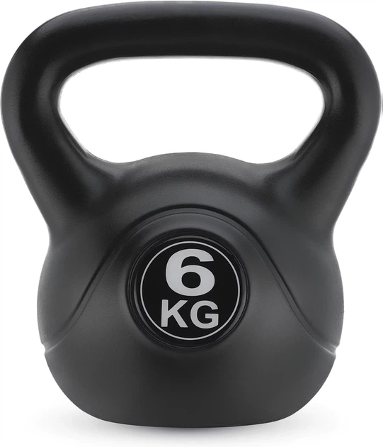 Гиря Gymtek Compact-Bell G-66557 6 кг Чорна (5907766665571) - Фото 1 Гиря Gymtek Compact-Bell G-66557 6 кг Чорна (5907766665571) - зображення 1