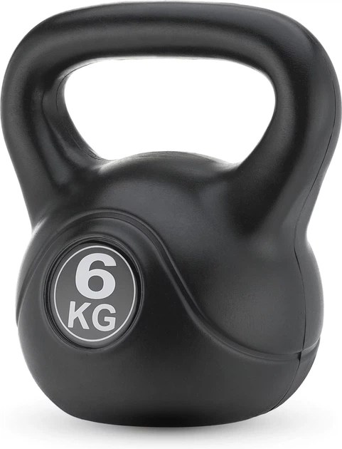 Гиря Gymtek Compact-Bell G-66557 6 кг Чорна (5907766665571) - Фото 2 Гиря Gymtek Compact-Bell G-66557 6 кг Чорна (5907766665571) - зображення 2