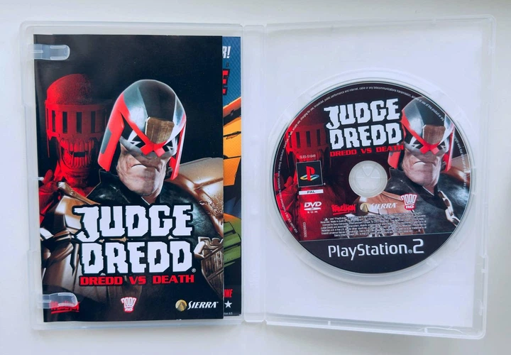 Диск для PlayStation 2 - Judge Dredd Dredd Vs Death, англійська версія, Б/В - Фото 3 Диск для PlayStation 2 - Judge Dredd Dredd Vs Death, англійська версія, Б/В - зображення 3