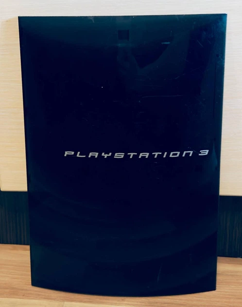 Накладка верхней крышки Sony PlayStation 3 FAT CHECHG-04, черная, Б/У - изображение 2