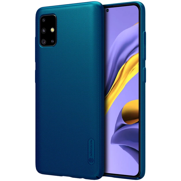 Чохол Nillkin Matte для Samsung Galaxy A51 Бірюзовий / Peacock blue (is_00000034247_2) - Фото 1 Чохол Nillkin Matte для Samsung Galaxy A51 Бірюзовий / Peacock blue (is_00000034247_2) - зображення 1
