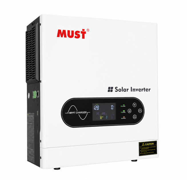 Гибридный инвертор MUST PV18-2012 ECO 2000W 12V ток заряда 80A MPPT - Фото 1 Гибридный инвертор MUST PV18-2012 ECO 2000W 12V ток заряда 80A MPPT - зображення 1