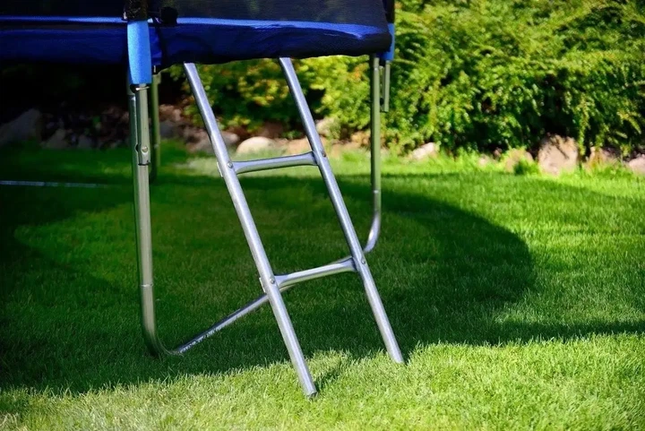 Батут 374 см (12 FT) для дітей та дорослих King Sport з драбиною, зовнішня сітка - зображення 7