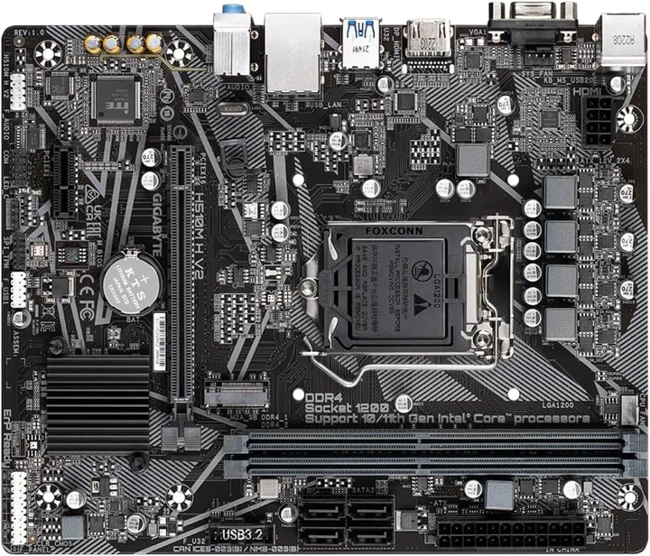 Материнська плата Gigabyte H510M H V2 (102216601) - зображення 4