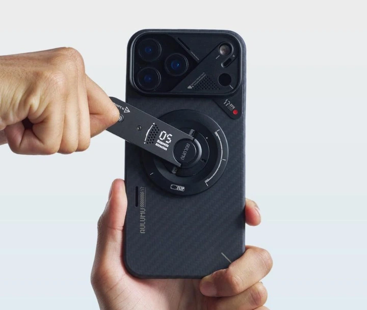 Подставка магнитная для смартфона Aulumu G05 Air Next-Gen Hi-Per Magnetic Stand для iPhone 12-17 / чехлы, совместимые с MagSafe Серая - изображение 7