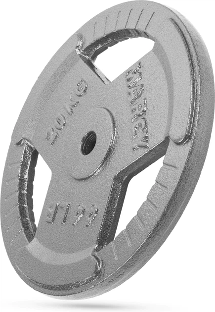 Obciążenie Gymtek żeliwne 20 kg 30 mm Szare (5907766663133) - Zdjęcie 3 Obciążenie Gymtek żeliwne 20 kg 30 mm Szare (5907766663133) - obraz 3
