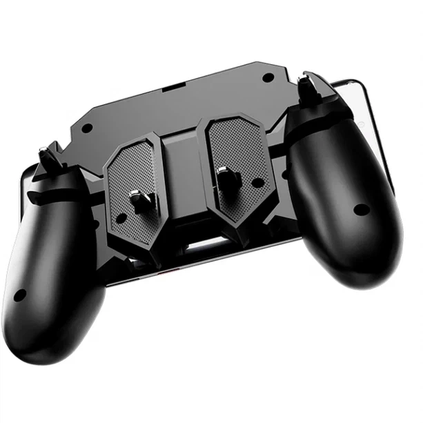 Геймпад OEM Memo Pubg AK-66 для смартфонів чорний бездротовий контролер для ігор із тригерами й ергономічним захопленням - Фото 4 Геймпад OEM Memo Pubg AK-66 для смартфонів чорний бездротовий контролер для ігор із тригерами й ергономічним захопленням - зображення 4