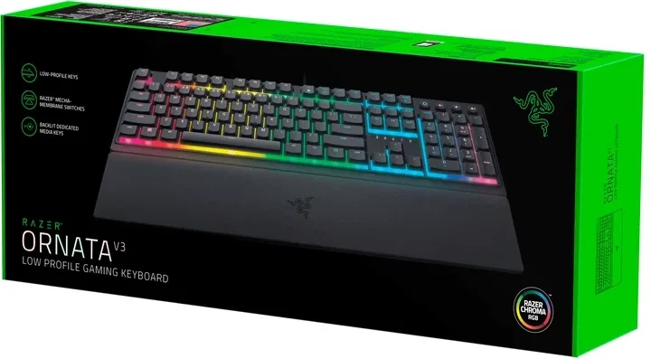 Клавіатура Razer Ornata V3 USB UA Black (RZ03-04462100-R371) - изображение 7