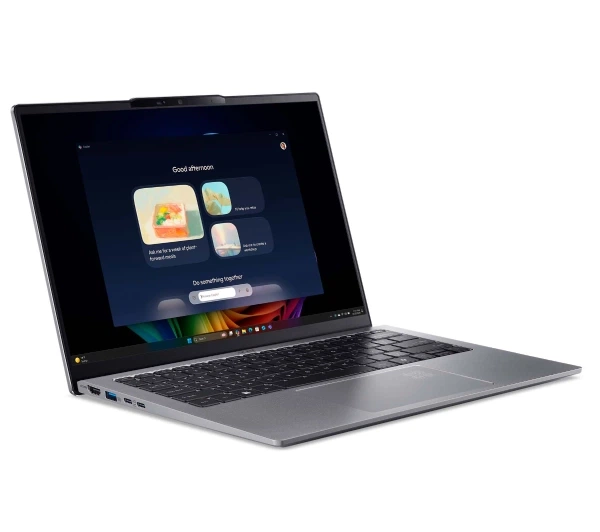Ноутбук Ноутбук Acer Swift Go 14 AI SFG14-64-R5UJ OLED 14" Ryzen AI 5 340 16GB ОПЕРАТИВНА ПАМ'ЯТЬ 512GB Диск SSD Win11 Срібний Функції AI - зображення 2