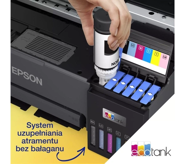 Принтер Epson EcoTank L8050 Wi-Fi Чорний - изображение 2