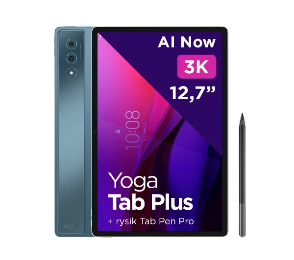 Планшет Lenovo Yoga Tab Plus 12,7" TB520FU 16/256ГБ Зелений Wi-Fi + Ручка - Фото 2 Планшет Lenovo Yoga Tab Plus 12,7" TB520FU 16/256ГБ Зелений Wi-Fi + Ручка - изображение 2