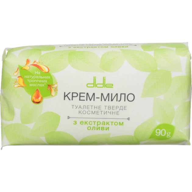 Крем-мило Didie косметичне з екстрактом оливи 90 г - Фото 1 Крем-мило Didie косметичне з екстрактом оливи 90 г - изображение 1