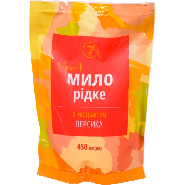 Крем-мило рідке "7" з екстрактом персика 450 мл для рук - Фото 1 Крем-мило рідке "7" з екстрактом персика 450 мл для рук - изображение 1