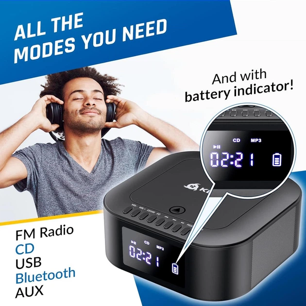 Портативный музыкальный центр (аудиосистема) KLIM Boombox E1 - изображение 7