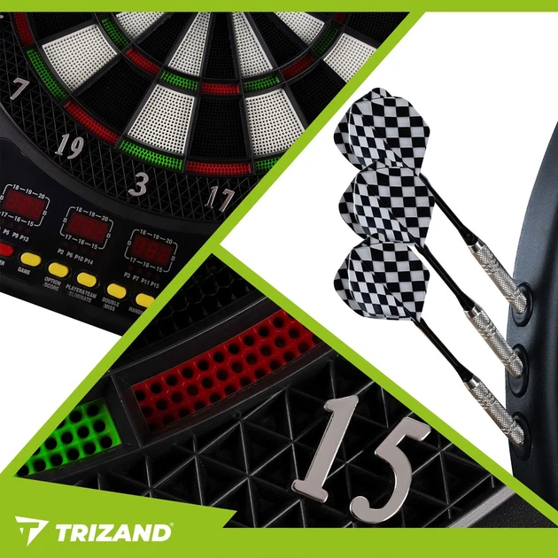 Електронна дартс-мішень Trizand 26307 з LED-дисплеями - зображення 4