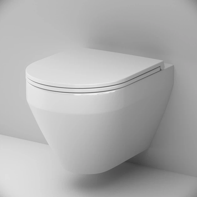 Унитаз подвесной AM.PM Spirit V2.0 AquaSpin с сиденьем с микролифтом white CSB1900SC - изображение 4