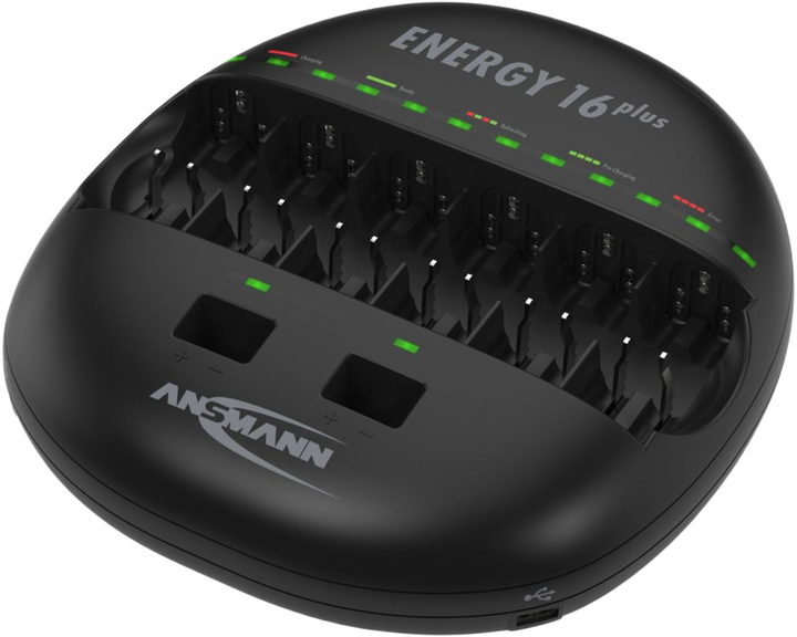 Ładowarka do akumulatorów AA/AAA Ansmann Energy 16 Plus (1001-0004) - Zdjęcie 1 Ładowarka do akumulatorów AA/AAA Ansmann Energy 16 Plus (1001-0004) - obraz 1