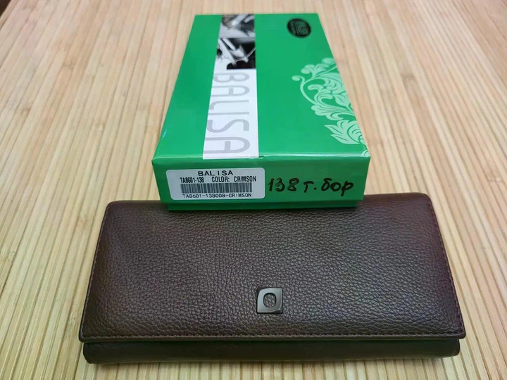 Кошелек женский из эко кожи BALISA темно-бордовый 8601-138 - изображение 2