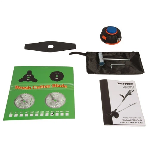 Тример садовий Vitals AZT 1835-1n BL, 18V, 30см, 2.75кг (без АКБ та ЗП) (243557) Vitals 243557 1060829 - Фото 11 Тример садовий Vitals AZT 1835-1n BL, 18V, 30см, 2.75кг (без АКБ та ЗП) (243557) Vitals 243557 1060829 - зображення 11