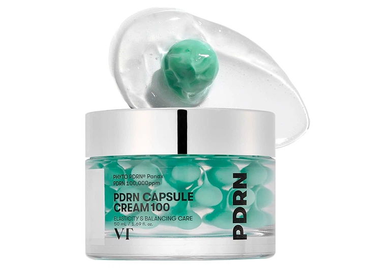 Увлажняющий капсульный гель-крем для лица с полинуклеотидами VT Cosmetics PDRN Capsule Cream 100, 50мл (8803463012816) - изображение 2