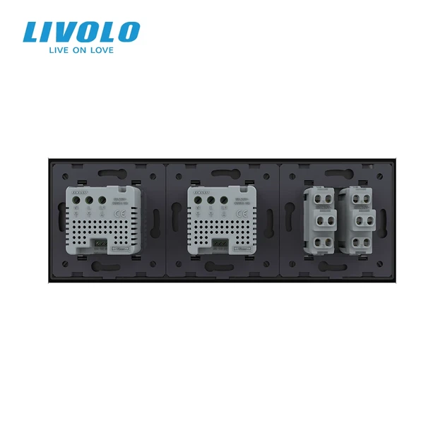 Сенсорный терморегулятор LIVOLO для теплого пола черное закаленное стекло с встроенным таймером - изображение 4