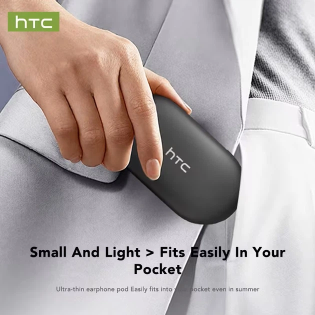 Беспроводные наушники HTC NE57 AI Translation, Bluetooth 6.0, открытые спортивные наушники с LED дисплеем и шумоподавлением - Фото 9 Беспроводные наушники HTC NE57 AI Translation, Bluetooth 6.0, открытые спортивные наушники с LED дисплеем и шумоподавлением - изображение 9