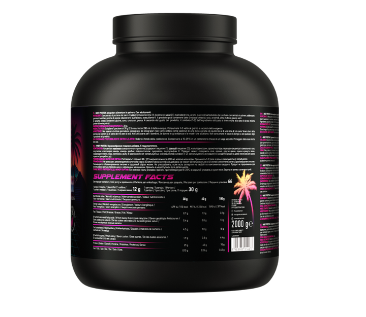 Протеїн Whey Protein Miami Vibes OstroVit 2000 грам смак Тропічні фрукти - зображення 2