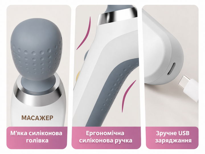 Аккумуляторный вибромассажёр для лица и шеи Ultra Relax, 2 режима, 3 уровня интенсивности, IPX7 - изображение 6