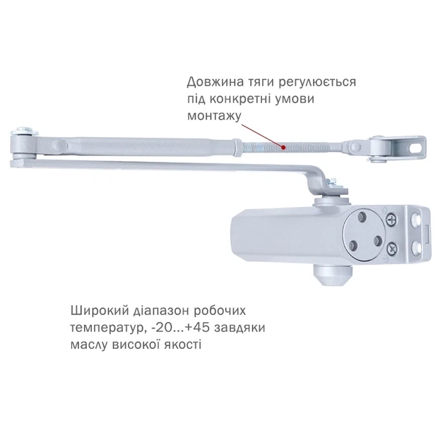 Доводчик RYOBI *9900 9903 SILVER - изображение 2