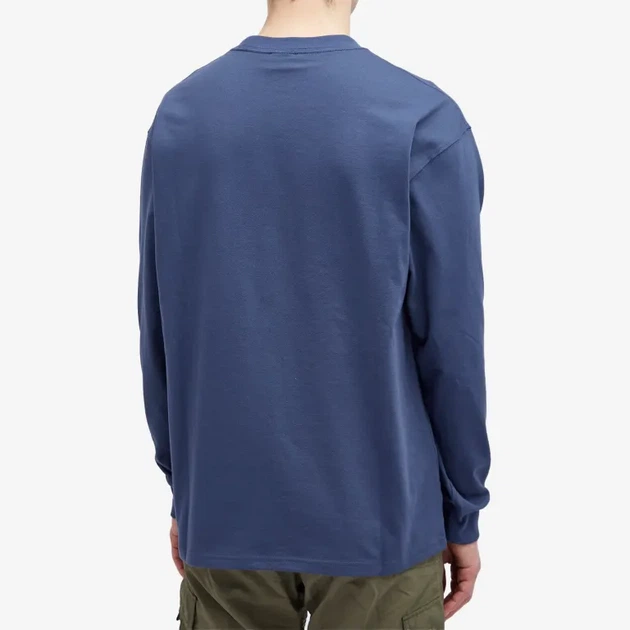 Чоловічий бавовняний лонгслів ACG Dri-FIT FQ3738-437 синього кольору вільний оверсайз Розмір XS - Фото 3 Чоловічий бавовняний лонгслів ACG Dri-FIT FQ3738-437 синього кольору вільний оверсайз Розмір XS - зображення 3