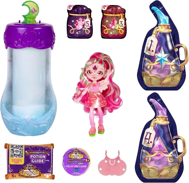 Лялька Пікслінг Фея Фей Меджік Міксі Magic Mixies Shimmerverse Series Pixlings Faye The Fairy - зображення 5