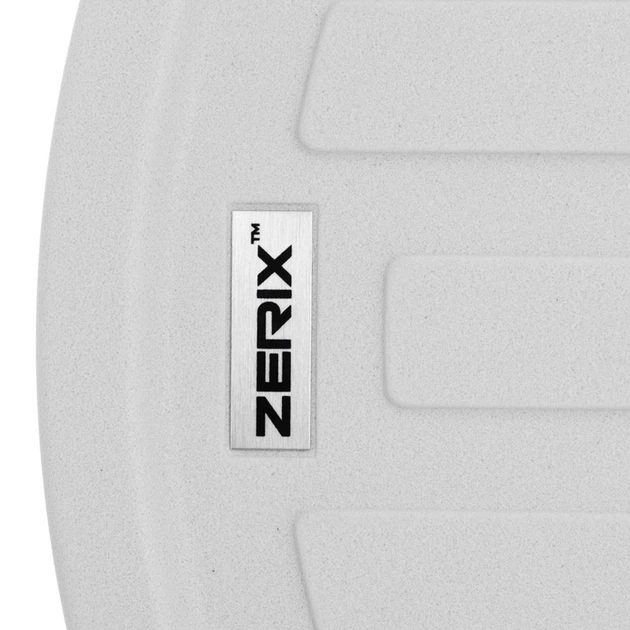 Гранитная мойка для кухни Zerix ZS-6250R-01 615x495 накладная, овальная, белая (ZX4547) - изображение 3