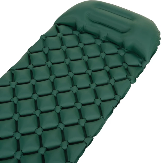 Надувний матрац треккінговий Outtec O-42635 238 x 70 x 5 см Зелений (5905884426357) - зображення 6