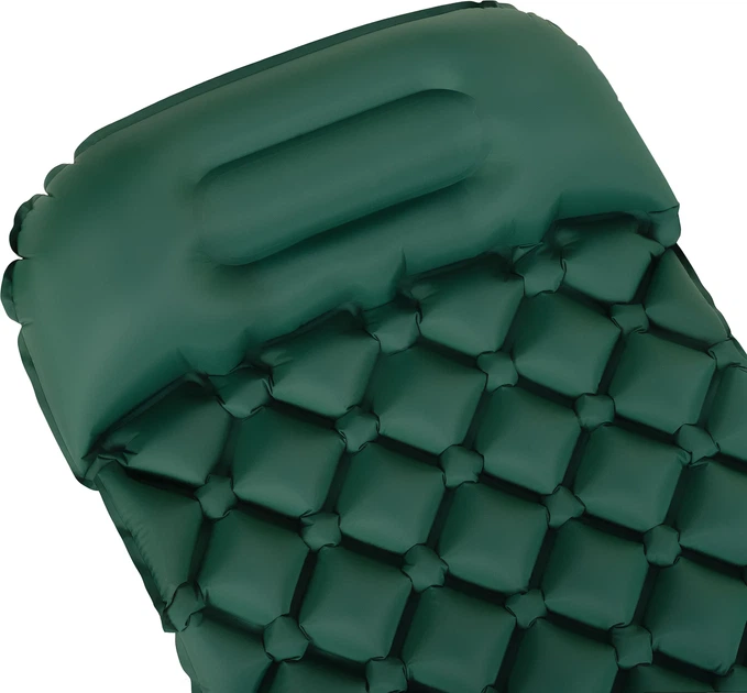 Надувний матрац треккінговий Outtec O-42635 238 x 70 x 5 см Зелений (5905884426357) - зображення 7