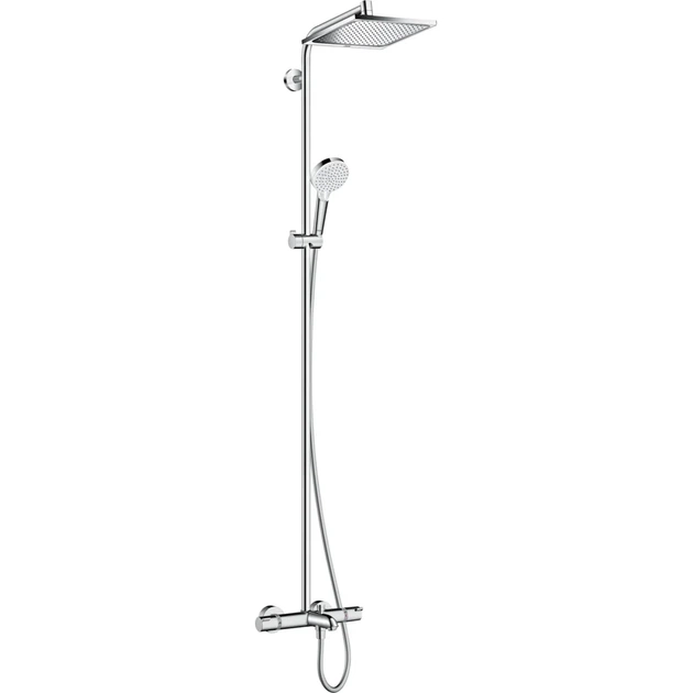 Hansgrohe Crometta E Showerpipe 240 Душова система для ванни, хром (27298000) - Фото 1 Hansgrohe Crometta E Showerpipe 240 Душова система для ванни, хром (27298000) - зображення 1