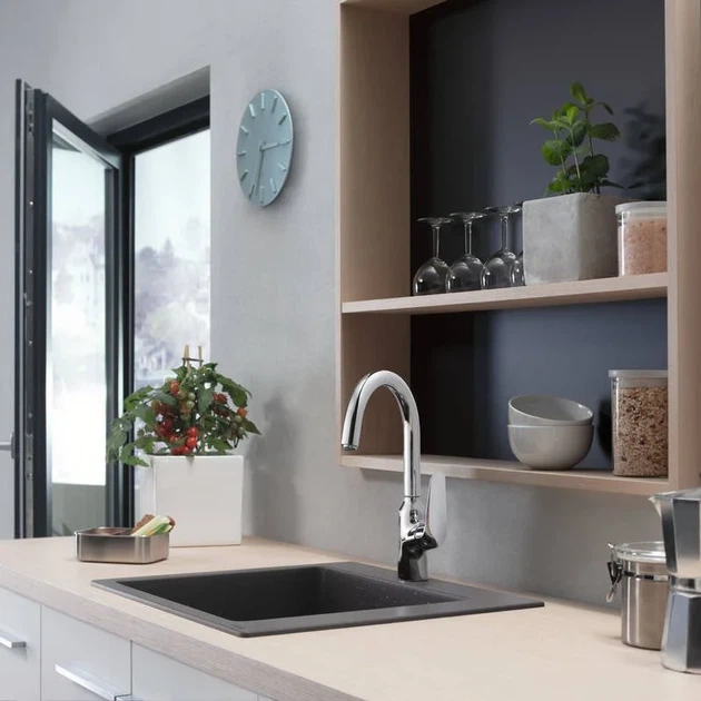 Hansgrohe S510-F450 Кухонная мойка, Concretegrey (43312380) - изображение 4